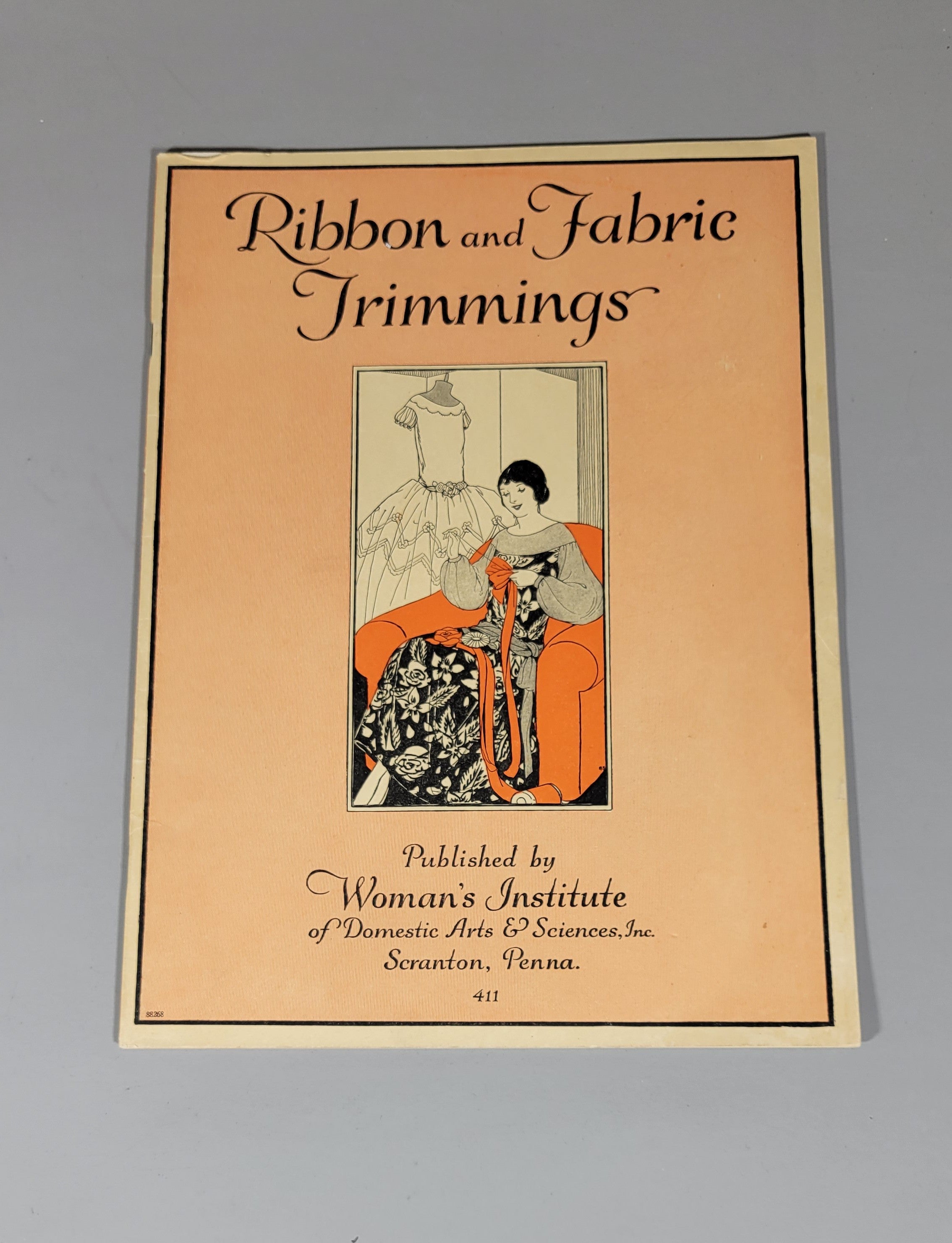 Ribbon & Fabric Trimmings 411 Original Woman's Institute Sewing Book 1920s