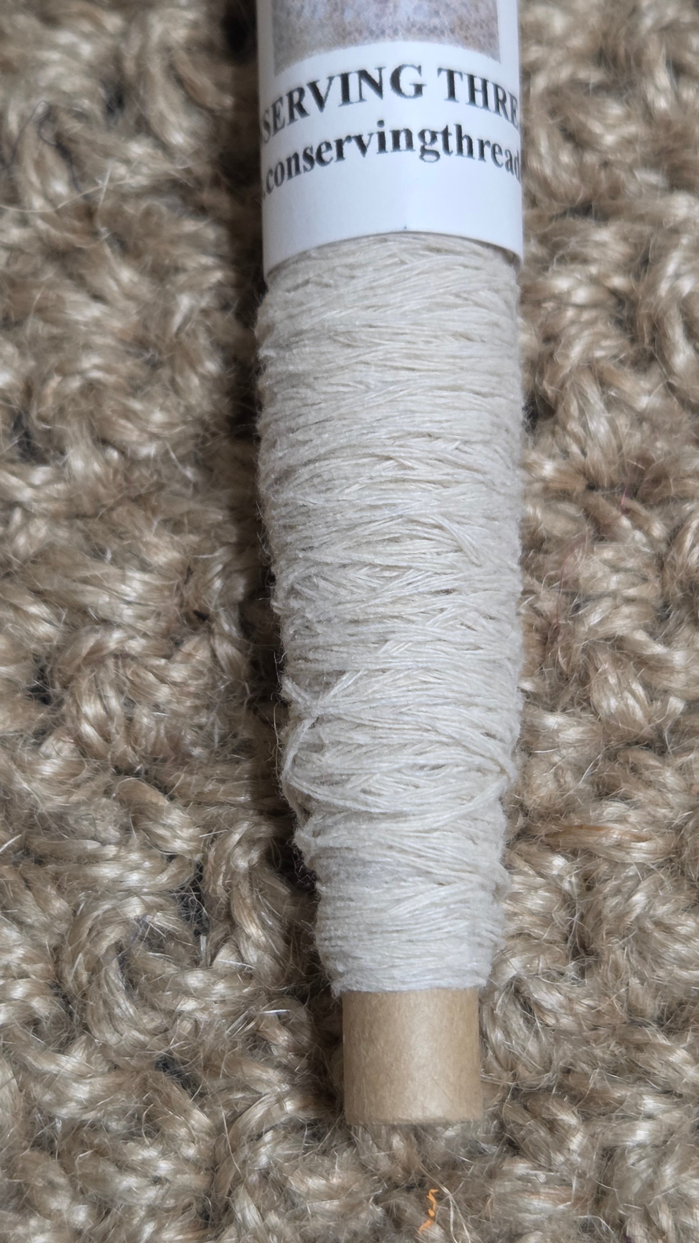 Seaweed Sewing Thread, 50 Yards Spool. Natural Plant Fiber. 2 ply
