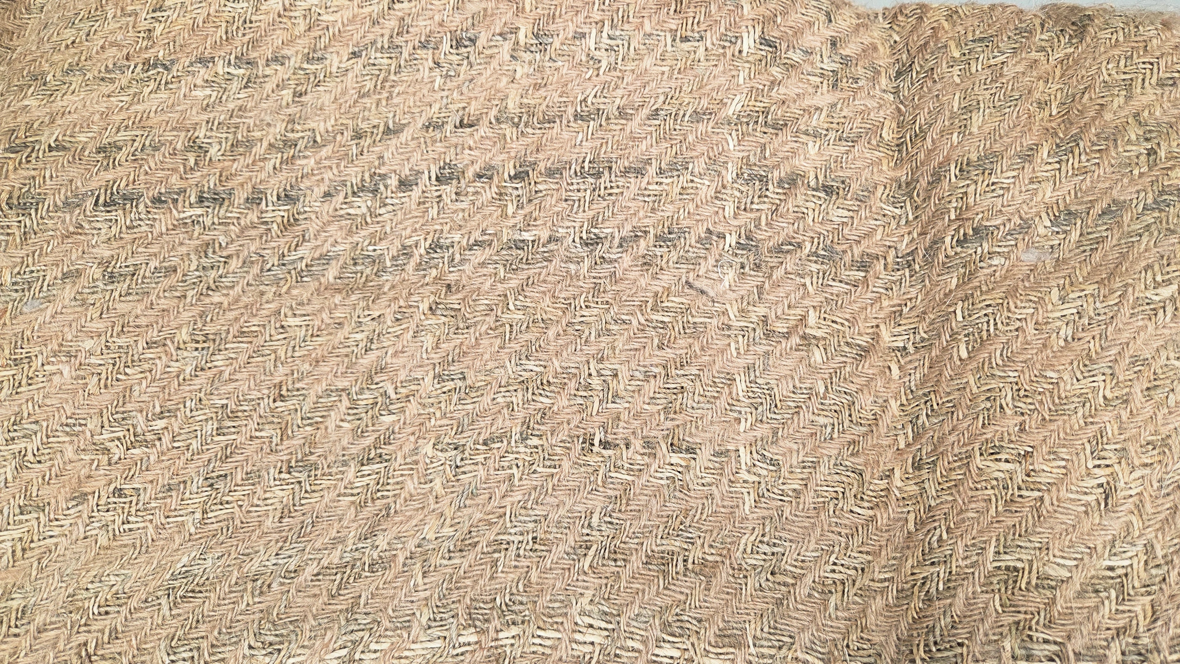 Jute + Hemp Hand-Woven Fabric. By the 1/2 Yard. 100% Plant Fiber. 44" Wide