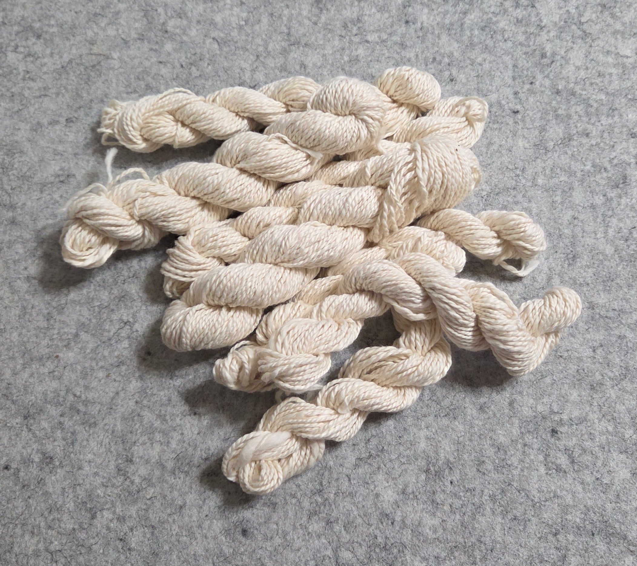 Mini Skeins Organic Cotton Fingering Weight 2.5 oz bag