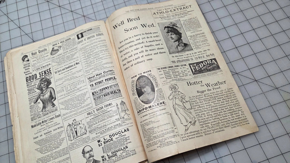 New York Fashion Bazar 1889 August Magazine George Munro Victorian Mail Order