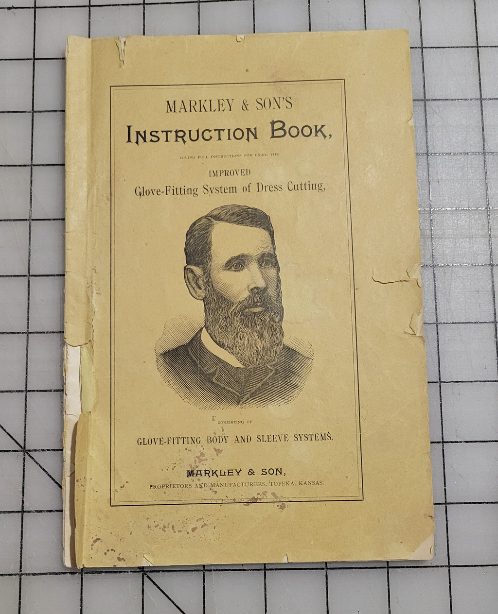 Markley & Sons Instruction Glove Fitting System Dress Cutting 1889 Catalog
