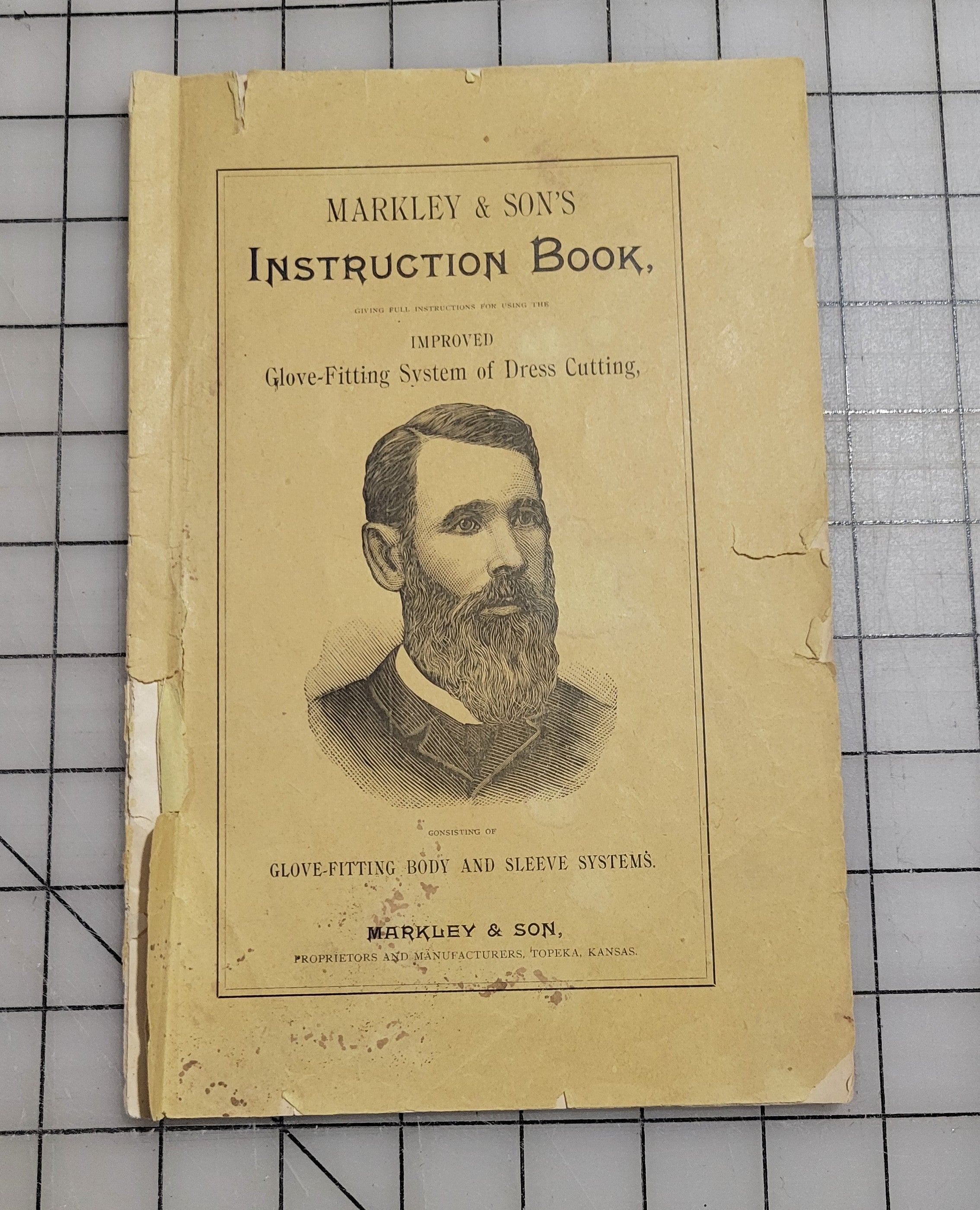 Markley & Sons Instruction Glove Fitting System Dress Cutting 1889 Catalog