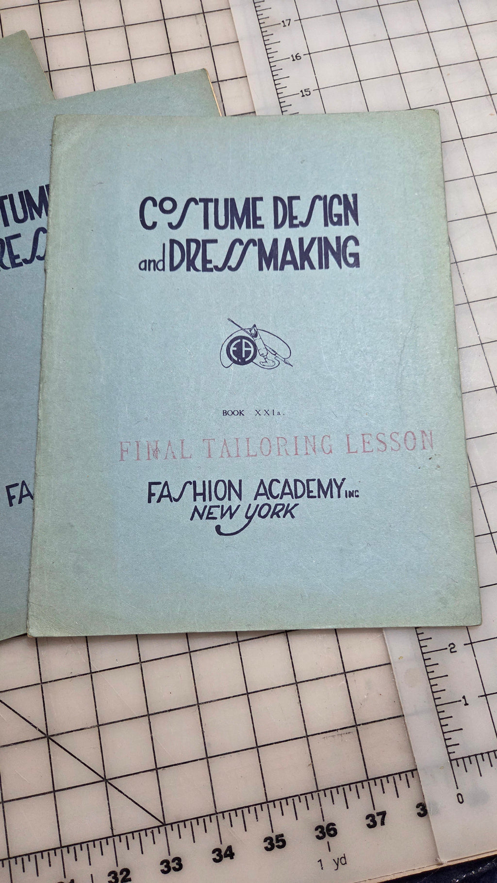 Fashion Academy Course 4 Book Lot NY Dress Making Costume Design 1921 Book 21-23