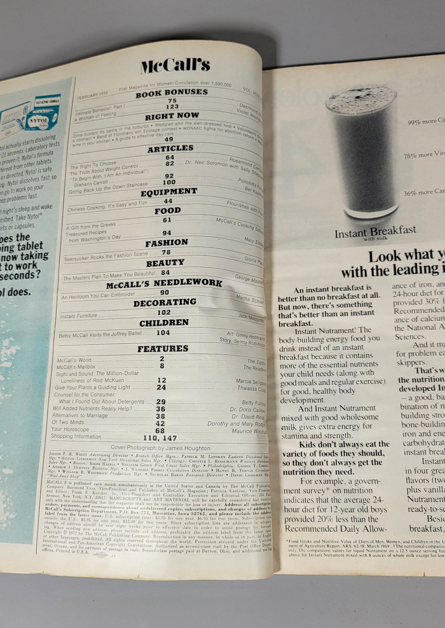 McCall's Magazine, February 1972