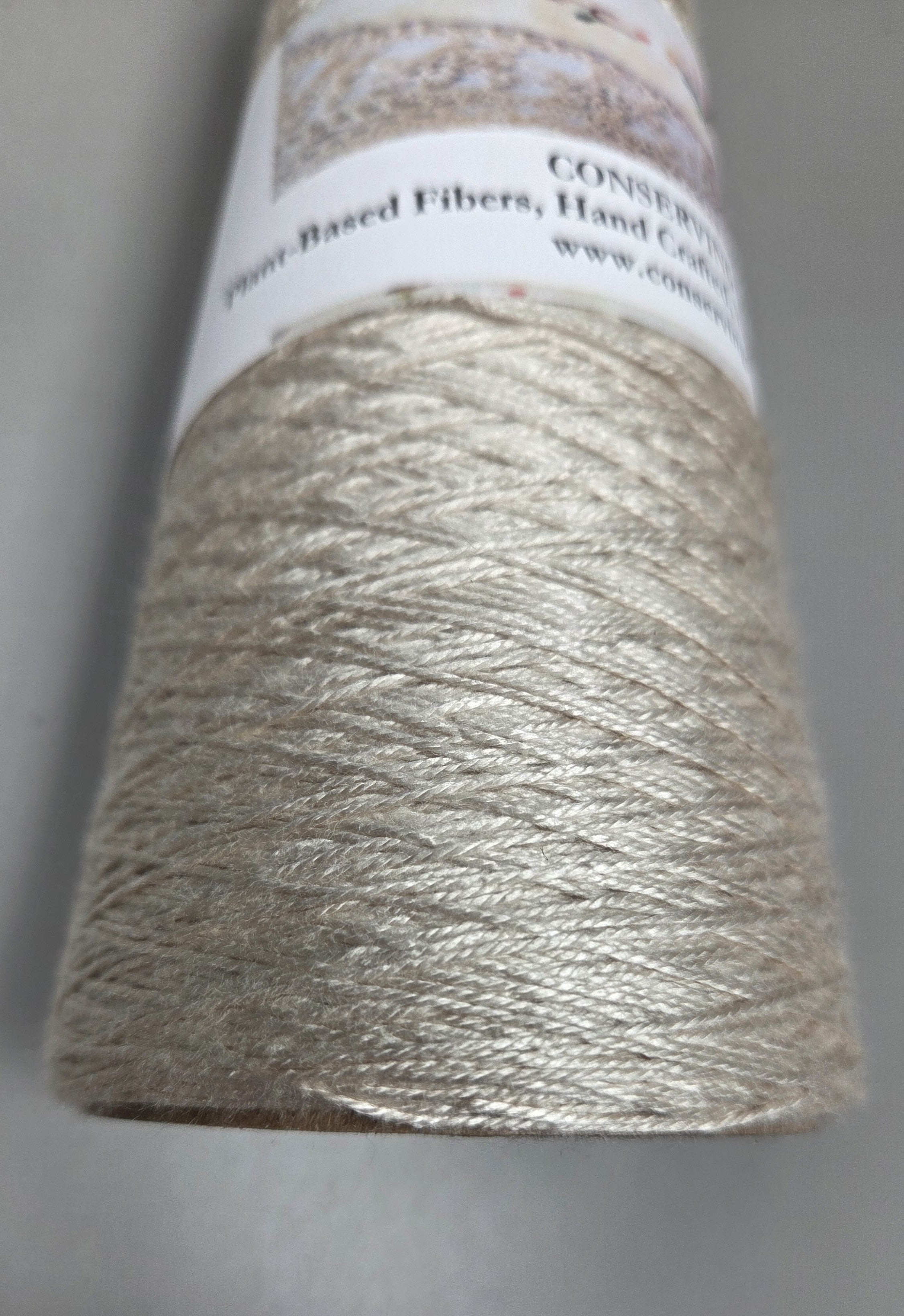 Lavender Thread Yarn Silky 8/3 Laceweight Fiber Cone