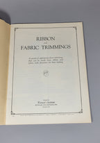 Ribbon & Fabric Trimmings 411 Original Woman's Institute Sewing Book 1920s