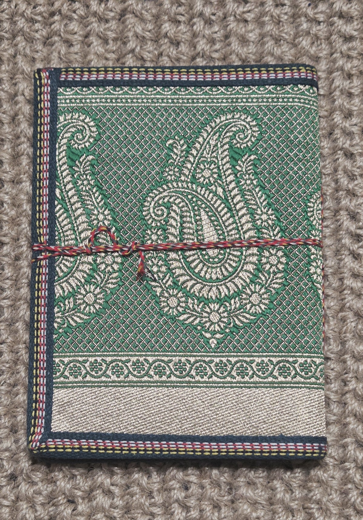 Art Journal Handmade Reclaimed Silk Saree (J20)