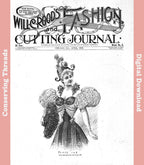 Will C Rood's Fashion and Cutting Journal April 1895, Vol 2, No. E-book INSTANT DOWNLOAD. 📥