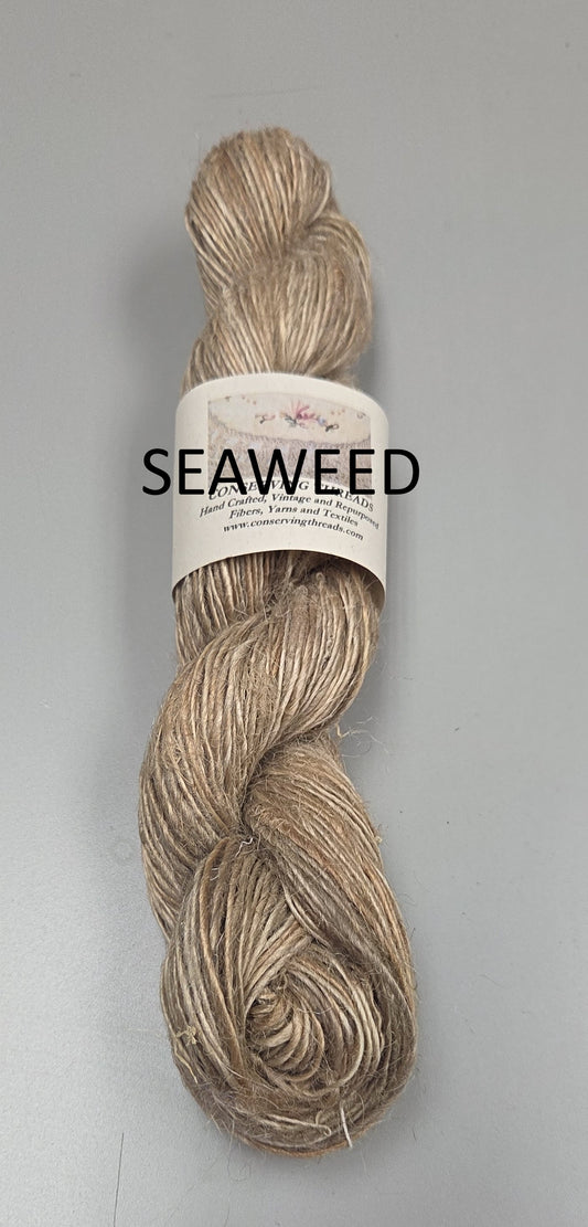 Yarn Seaweed Skein. Fingering Weight. Natural. Cordage Twine.