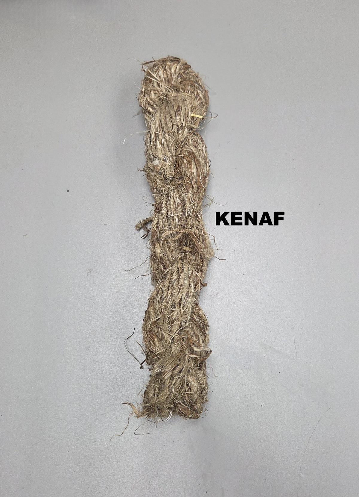 Kenaf Fiber Cordage Yarn Skein 3.5 ounce. Bast Fiber Natural.