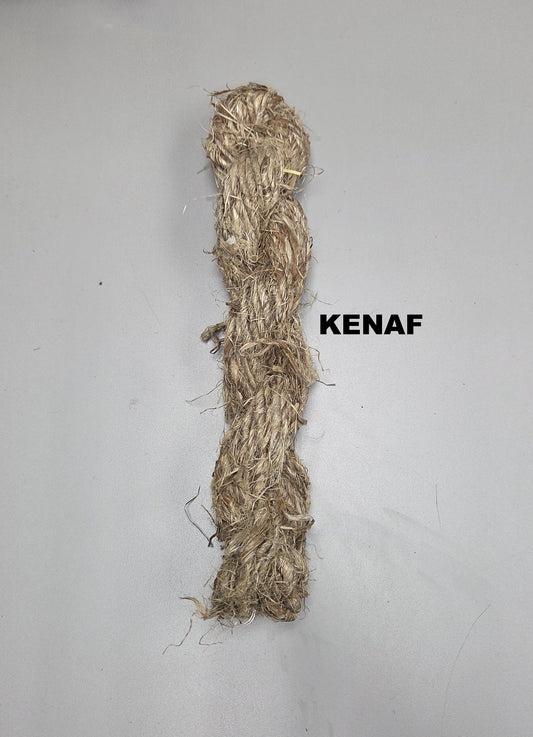 Kenaf Fiber Cordage Yarn Skein 3.5 ounce. Bast Fiber Natural.
