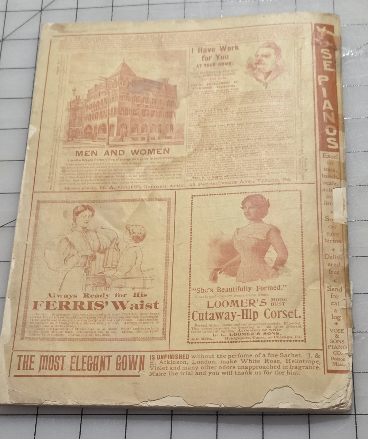 Standard Designer Feb 1897 Fashion Company NY Dress Ladies Booklet Catalog