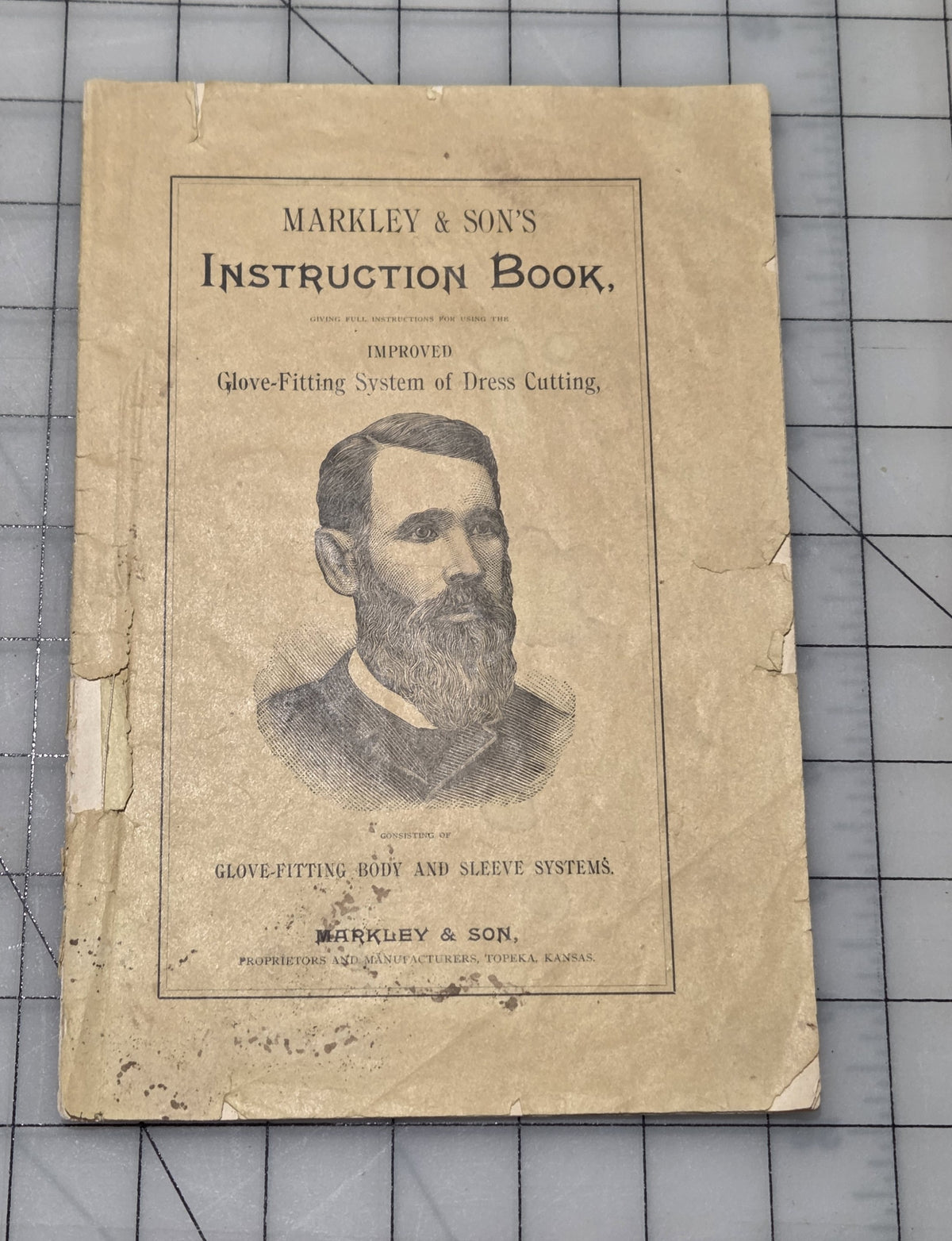 Set 2 Markley & Sons Instruction Glove Fitting System Dress Cutting 1889 Catalog