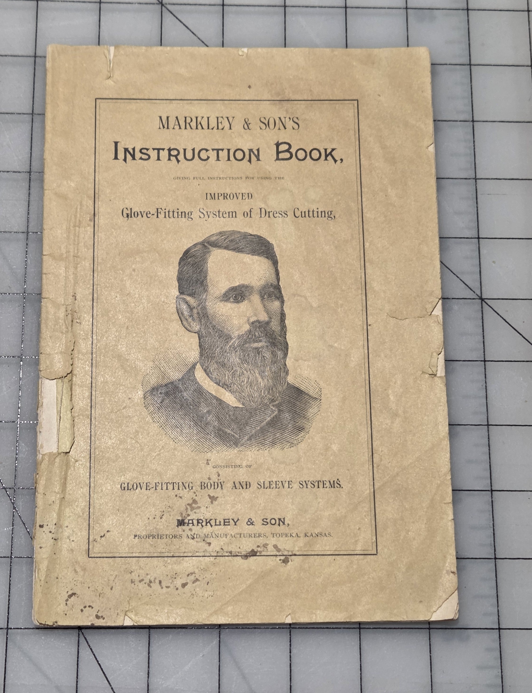 Set 2 Markley & Sons Instruction Glove Fitting System Dress Cutting 1889 Catalog