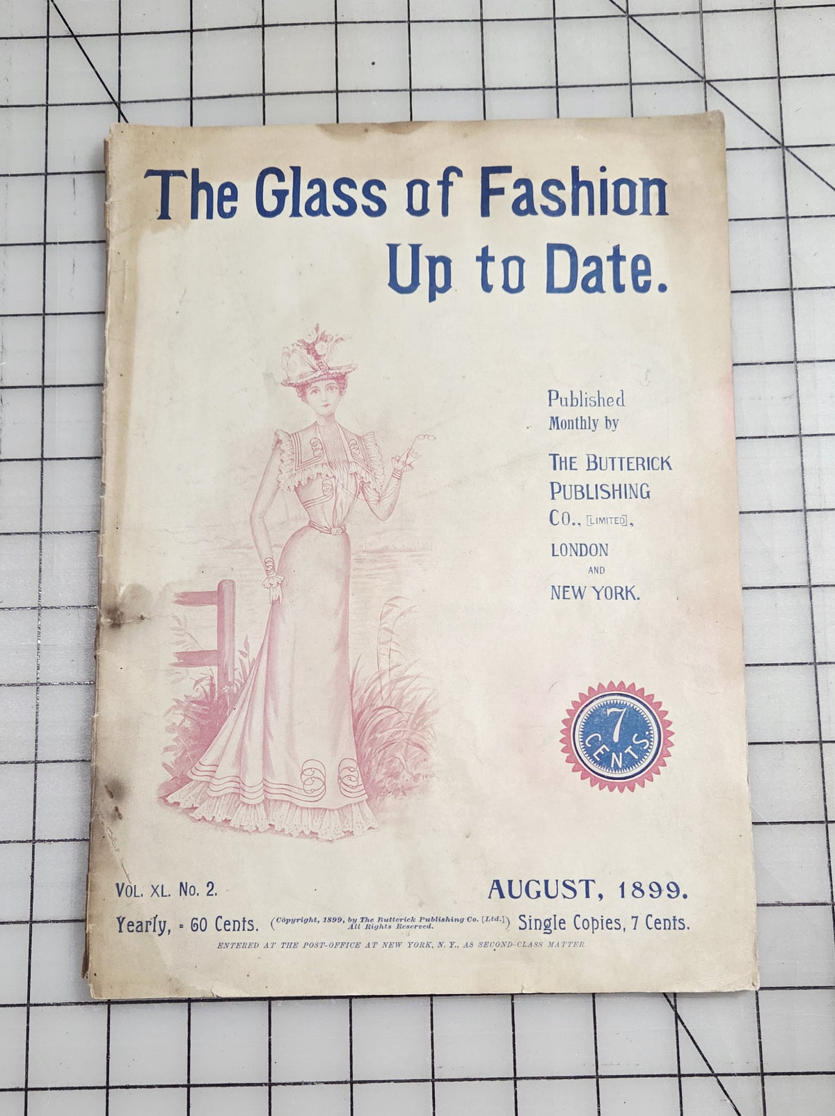 The Glass of Fashion, 1899 August, Original Butterick Publishing Co. Ltd., Vol XL No 2