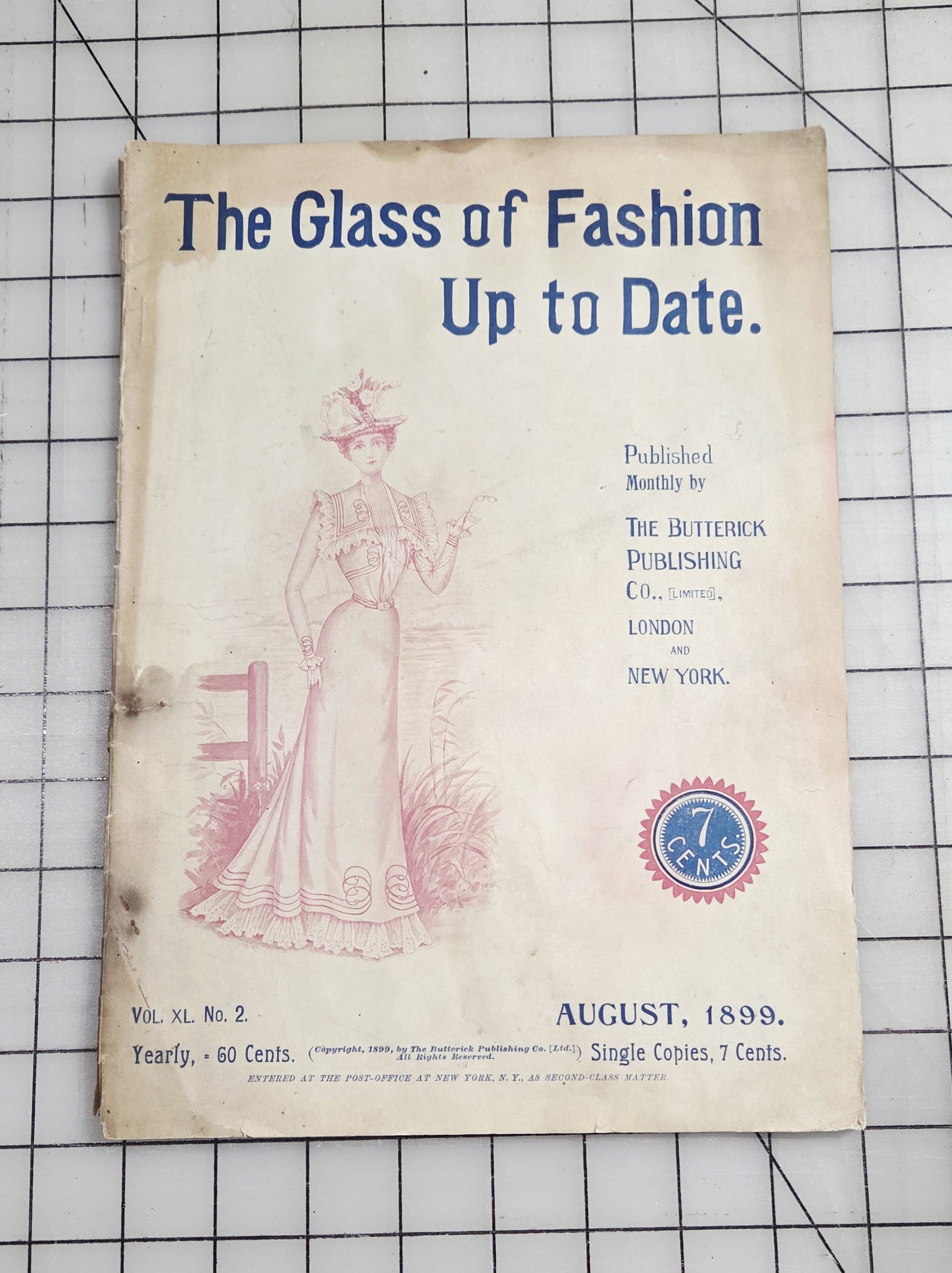 The Glass of Fashion, 1899 August, Original Butterick Publishing Co. Ltd., Vol XL No 2