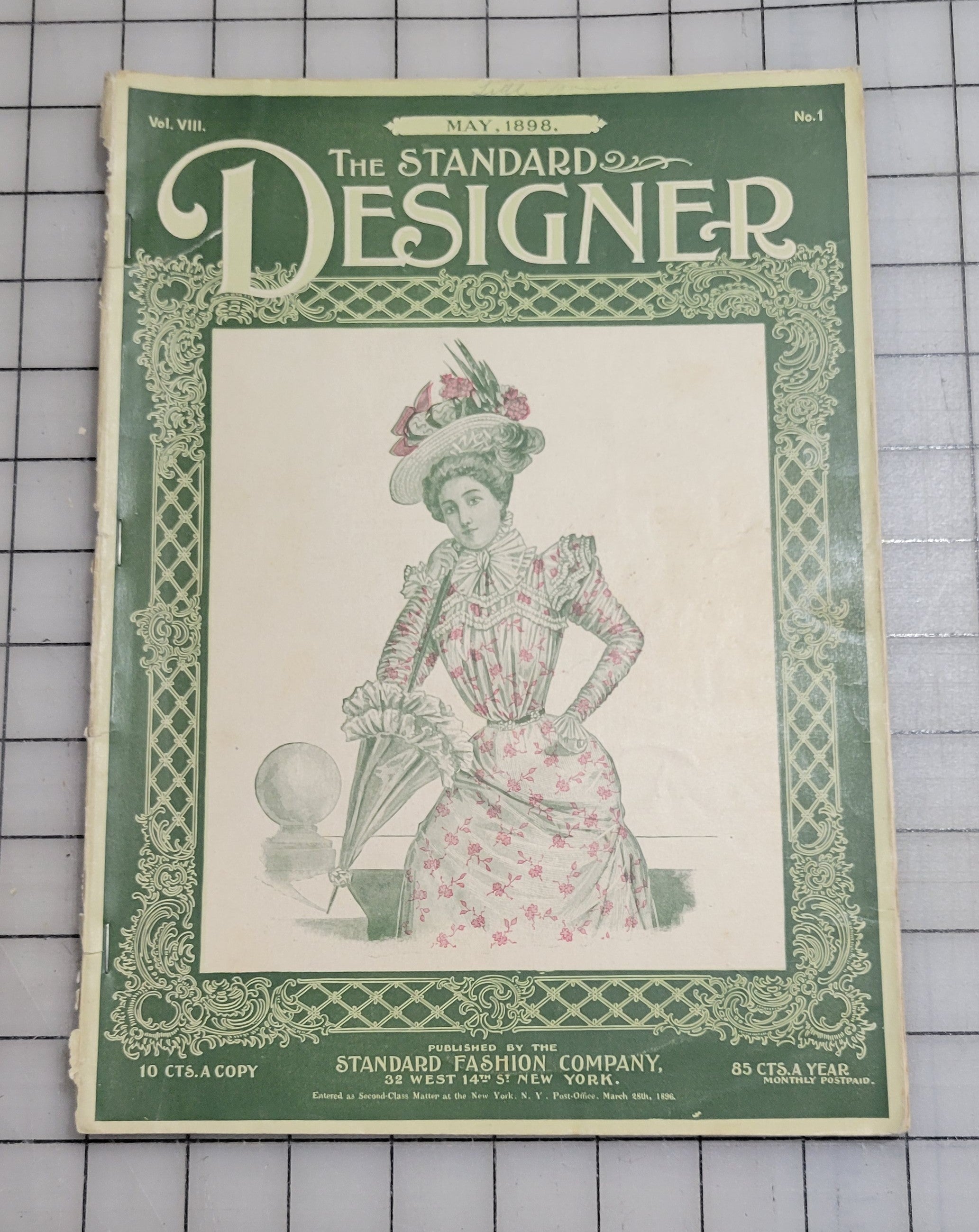 Standard Designer May 1898 Fashion Company NY Dress Ladies Booklet Catalog