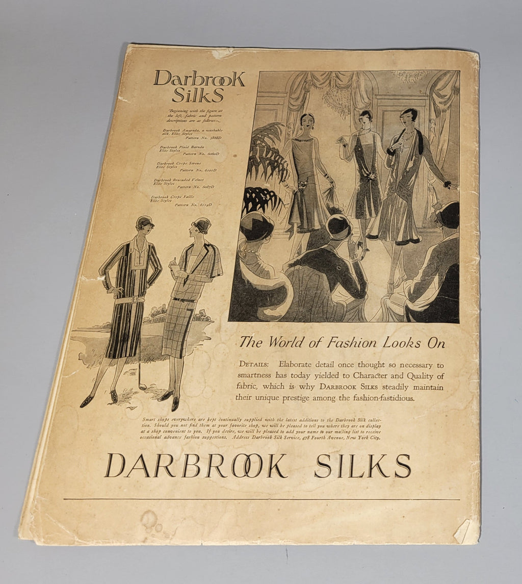 Elite Styles 1925 November Fashion for Dressmakers, Ladies Tailors and the Fashion Loving-Public