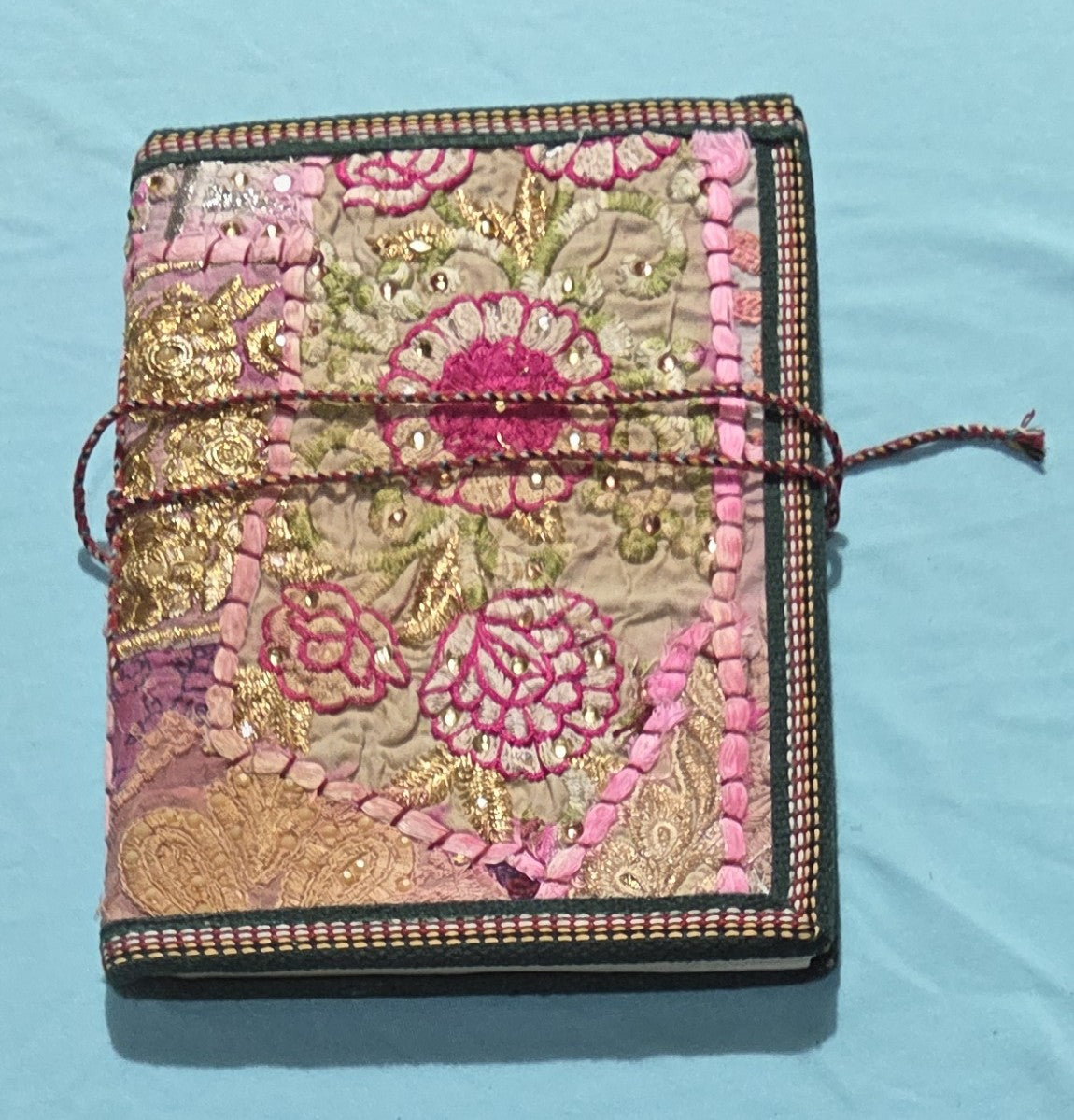 Art Journal Handmade Reclaimed Silk Saree