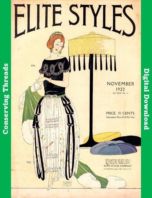 The Elite Styles. November 1922. Vol 26 No 11. E-book DOWNLOAD.📥