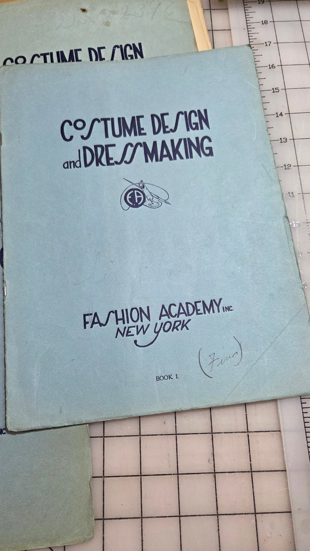 Fashion Academy Course 5 Book Lot NY Dress Making Costume Design 1920 Book 1-5