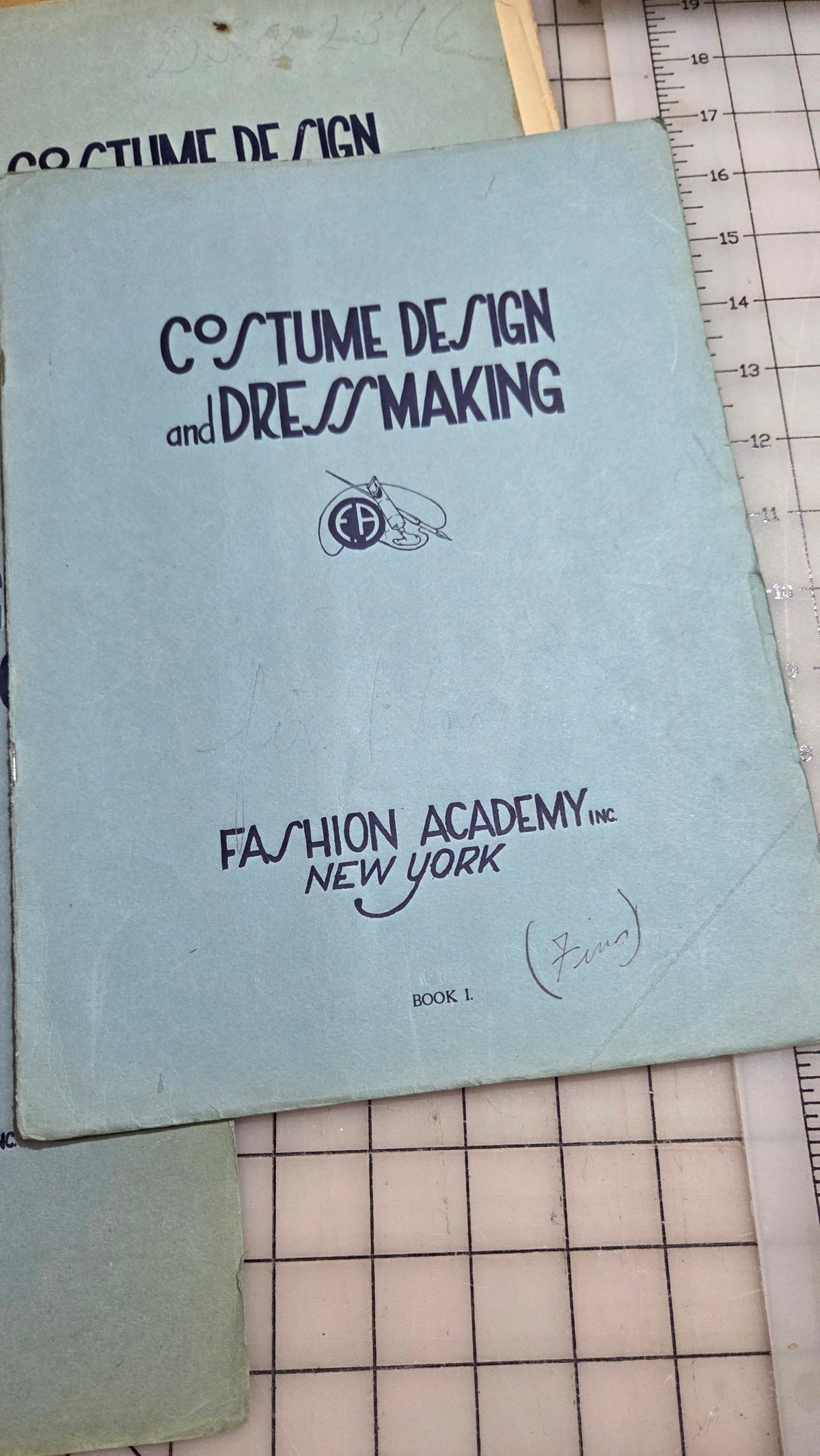Fashion Academy Course 5 Book Lot NY Dress Making Costume Design 1920 Book 1-5