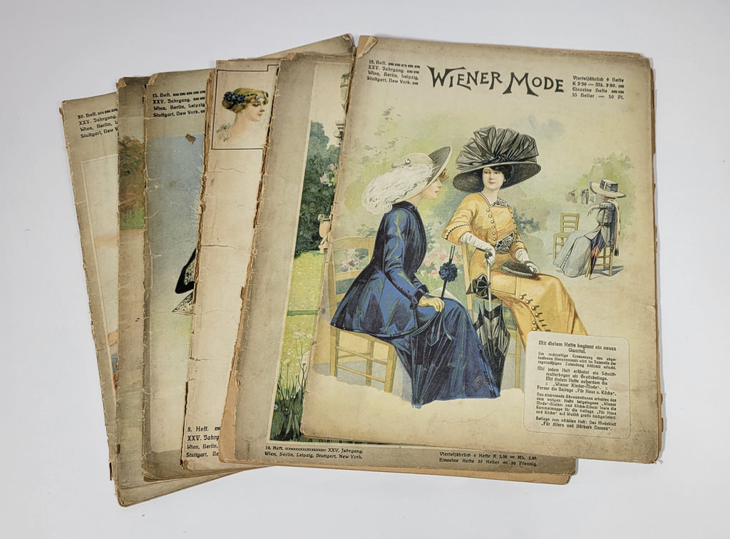 Lot 7 Weiner Mode Catalog German New York Fashion 1912 Edition