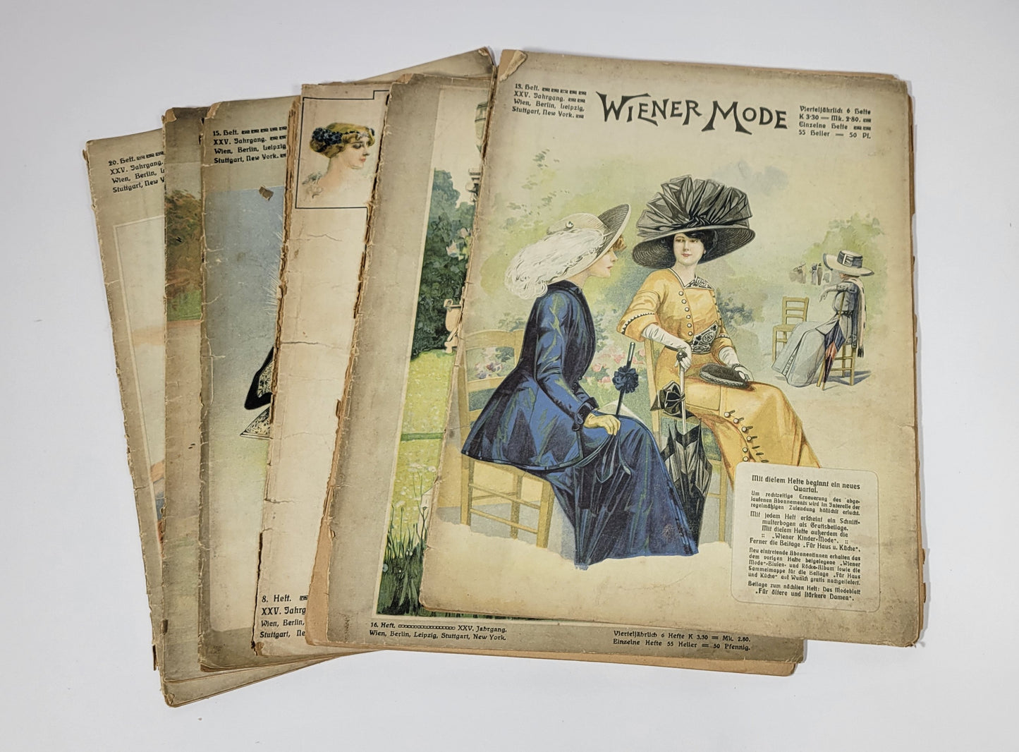 Lot 7 Weiner Mode Catalog German New York Fashion 1912 Edition