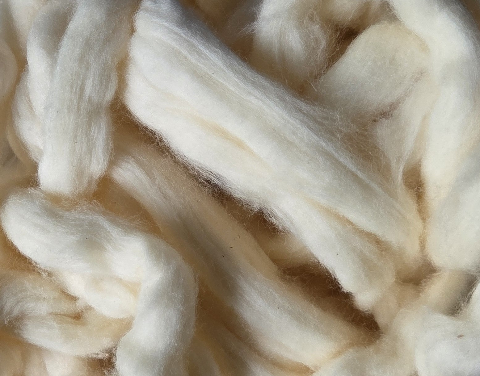 Organic Cotton Easy Spin Sliver, USA Grown Upland Variety