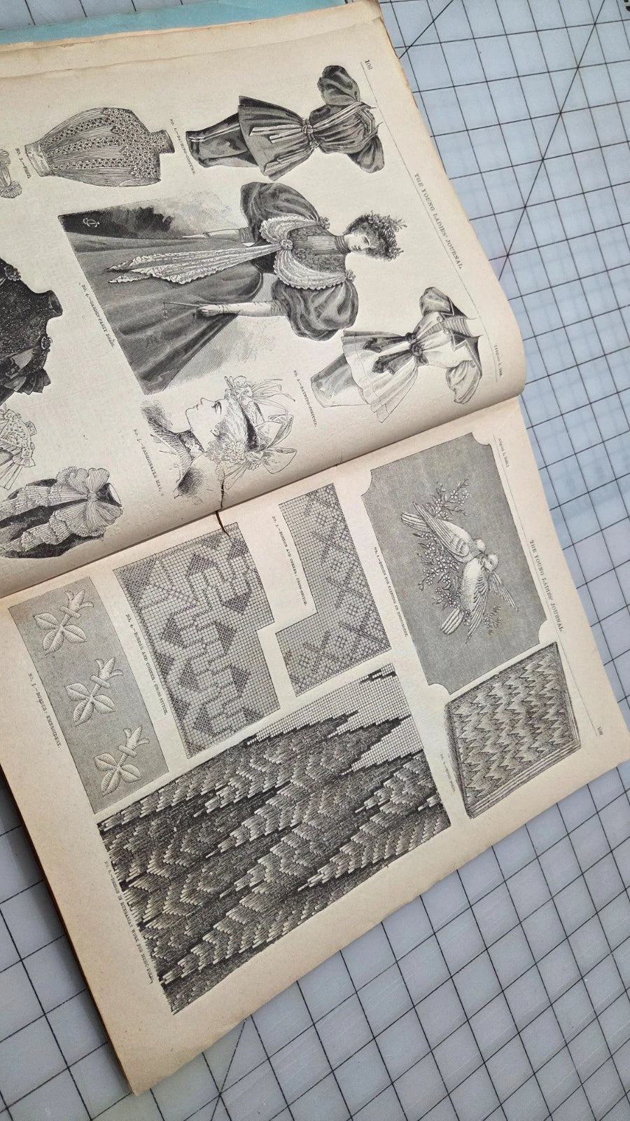 Young Ladies Journal Magazine 1895 Aug Fashion Illustrated Patterns American