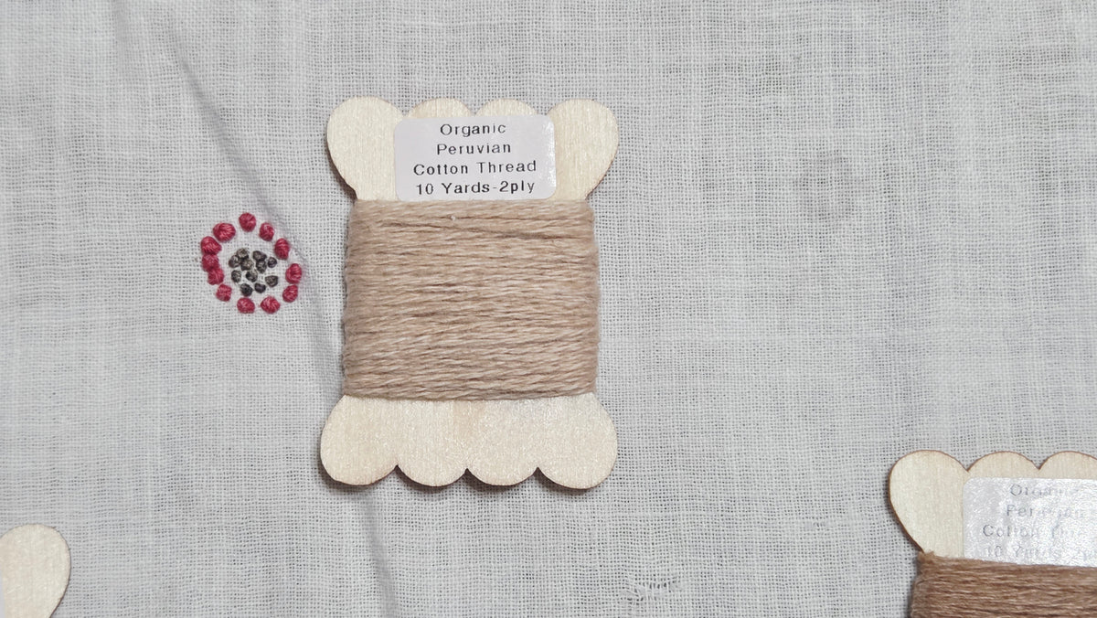 Cotton Thread Organic Natural Color Yarn