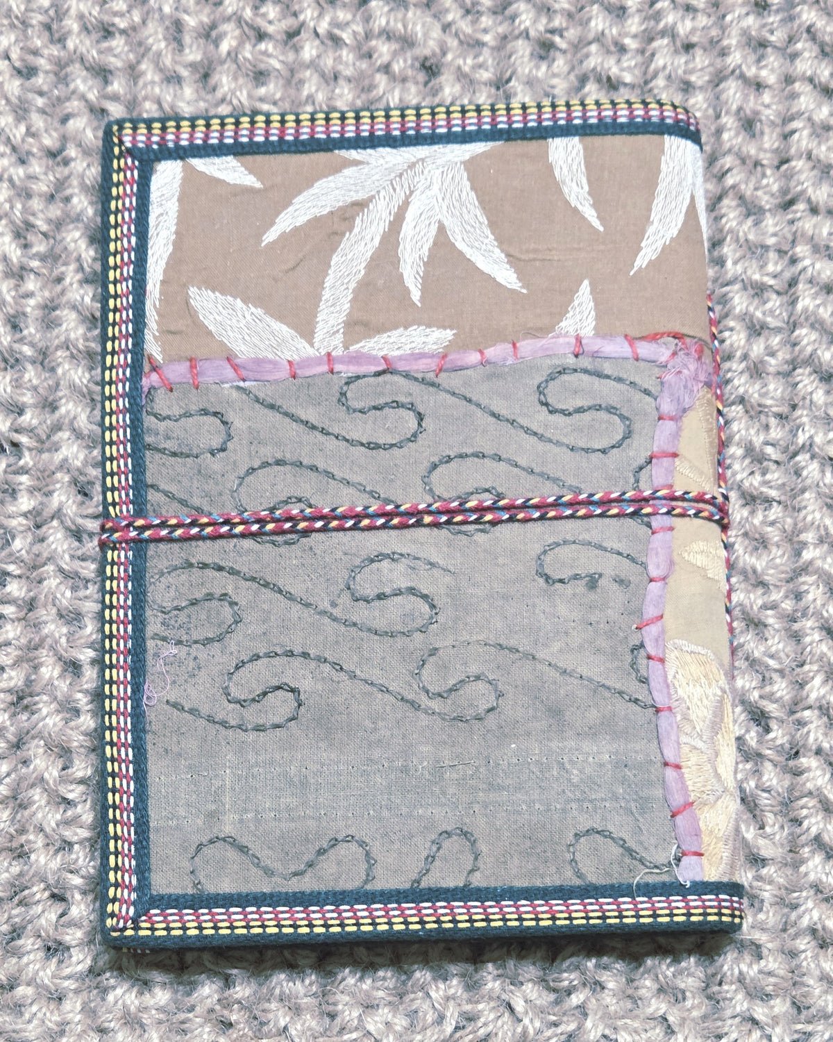 Art Journal Handmade Reclaimed Silk Saree (J28)