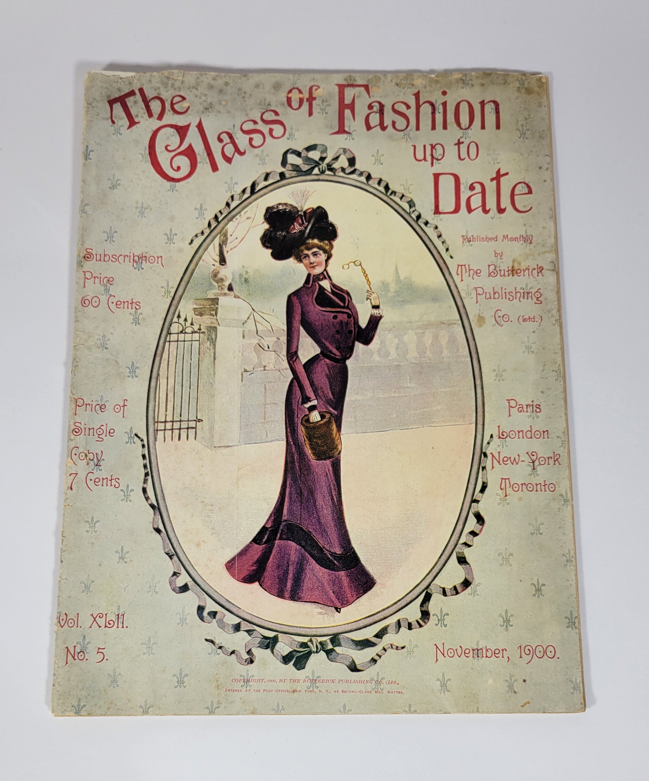 The Glass of Fashion, 1900 November, Butterick Publishing Co. Ltd., Vol 42 No 5.
