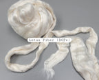 Lotus Fiber (RCFs). 1 ounce. Combed Sliver.