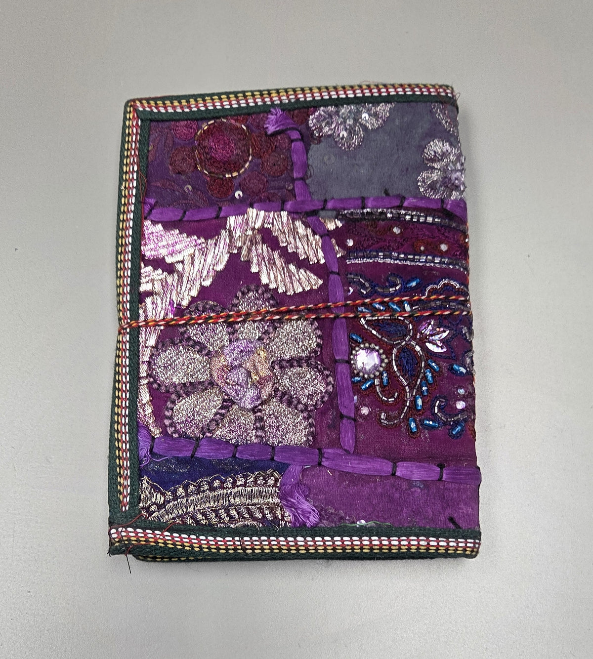 Art Journal Handmade Reclaimed Silk Saree (J68)