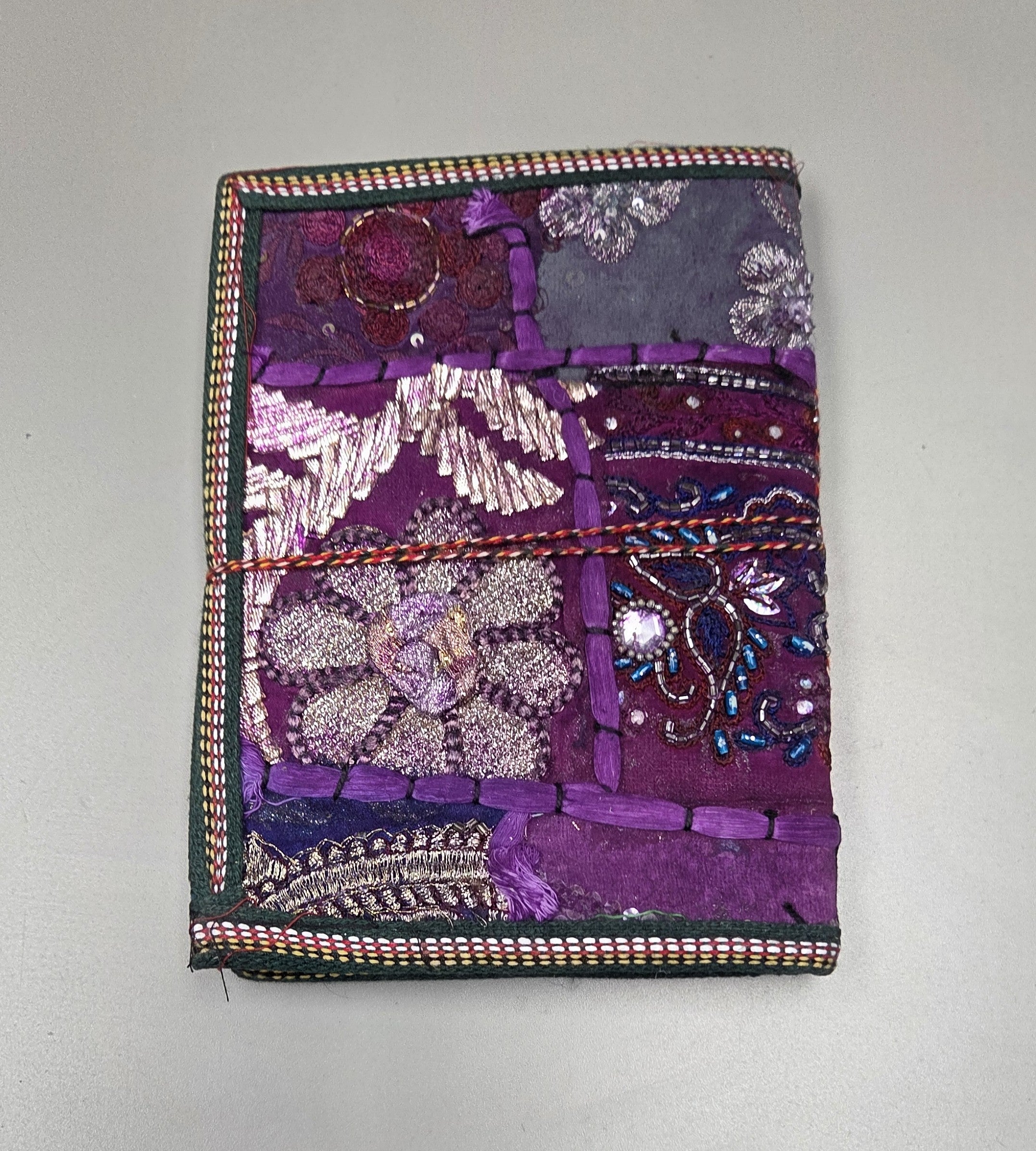 Art Journal Handmade Reclaimed Silk Saree (J68)