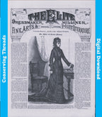 The Elite Dressmaker and Milliner, 1878 June, Vol 2 No 11, E-book INSTANT DOWNLOAD.📥