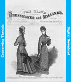 The Elite Dressmaker and Milliner, March 1877, Vol 1 No 8. E-book INSTANT DOWNLOAD.📥