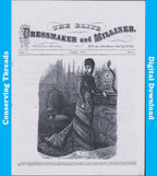 The Elite Dressmaker and Milliner, 1877 June, Vol 1 No 11, E-book INSTANT DOWNLOAD.📥