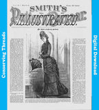 Smith's Illustrated Pattern Bazaar Quarterly, 1879 Fall, Vol 9 No 1, E-book INSTANT DOWNLOAD.📥.