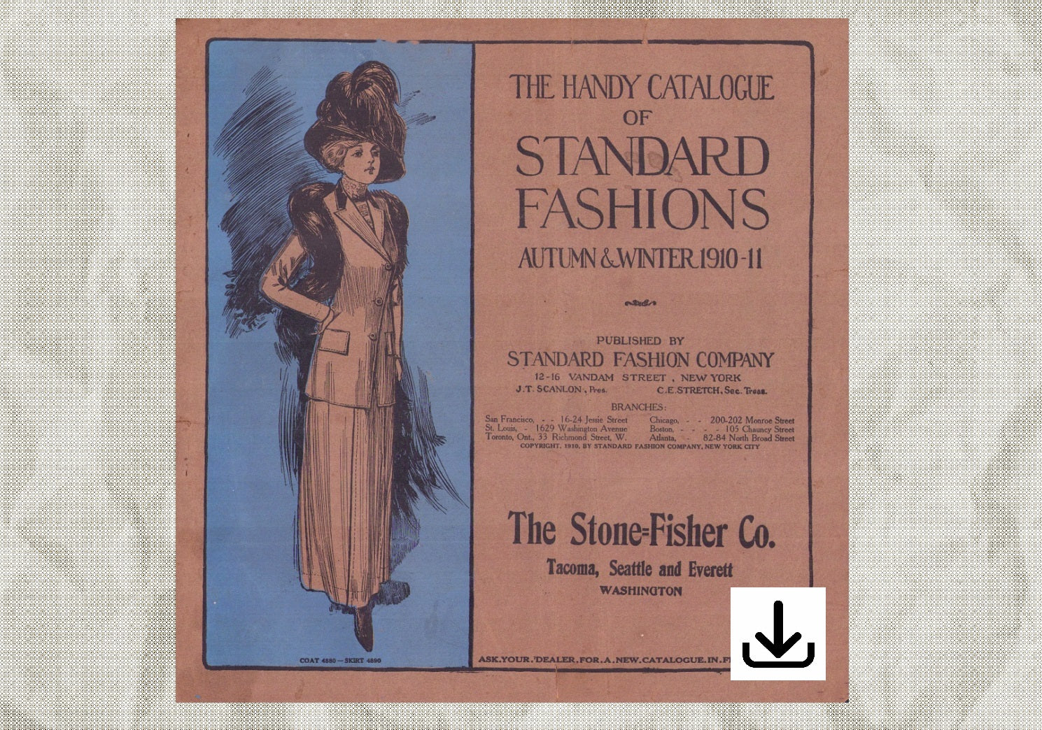 Standard Patterns, 1910 The Handy Catalogue Autumn / Winter. E-book DOWNLOAD.📥
