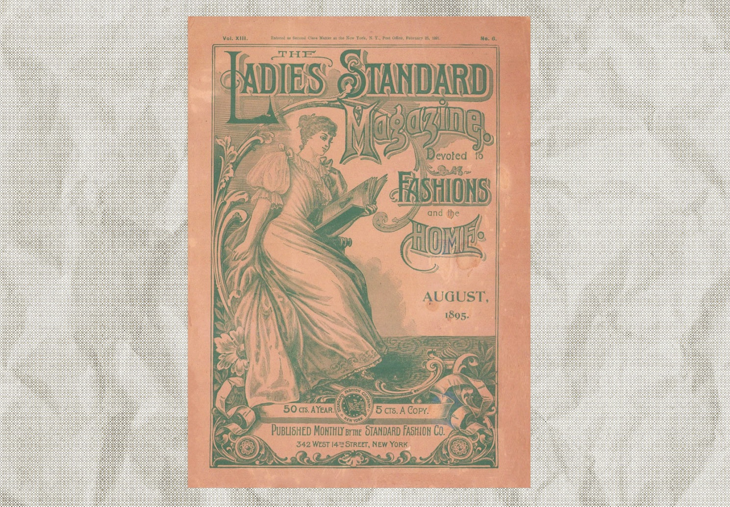 Ladies Standard Magazine, 1895 August, Vol 13 No 6. E-book DOWNLOAD.📥