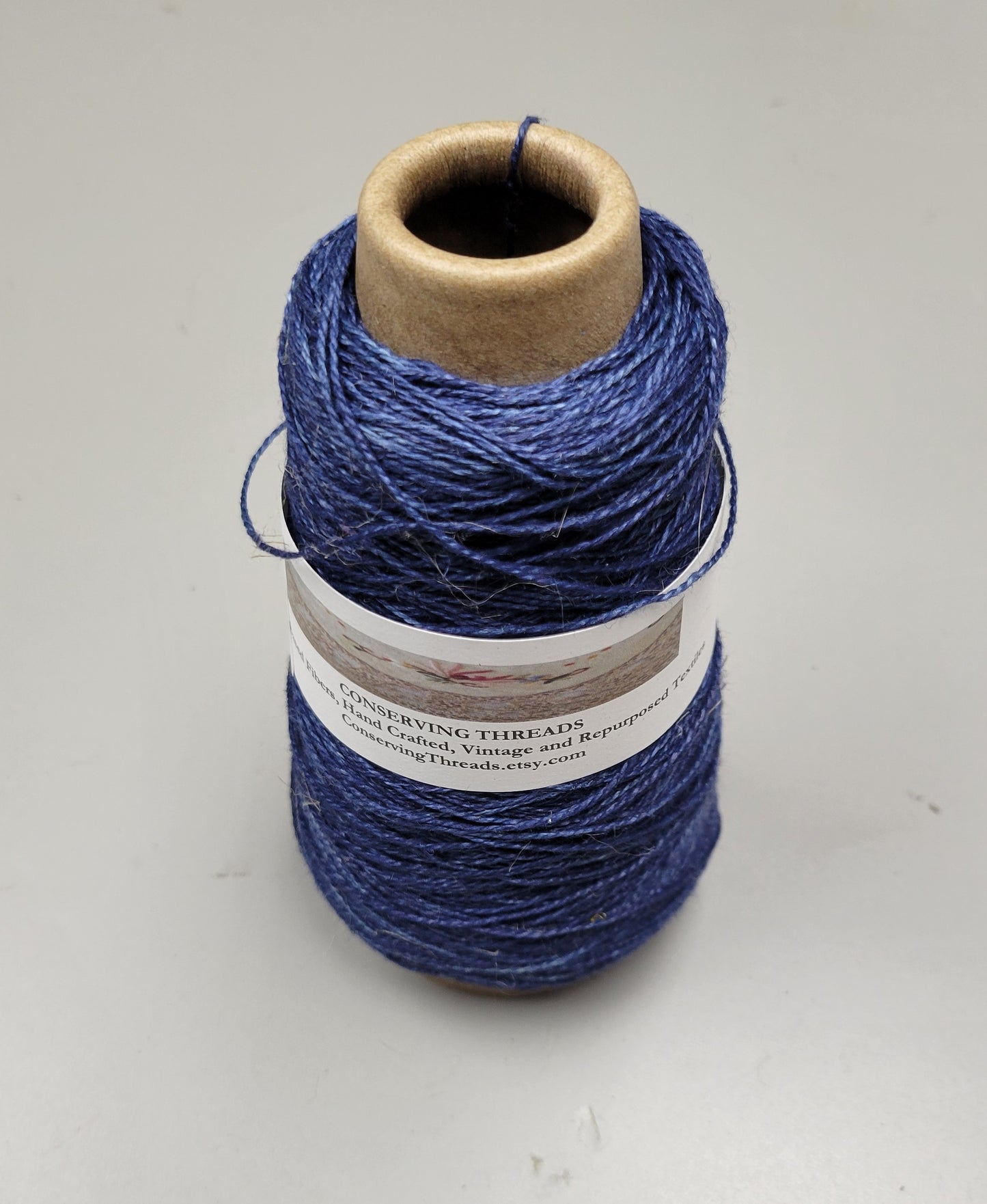 Linen Yarn, Small Batch Studio Dyed. Machine Spun 10/2 on Cone