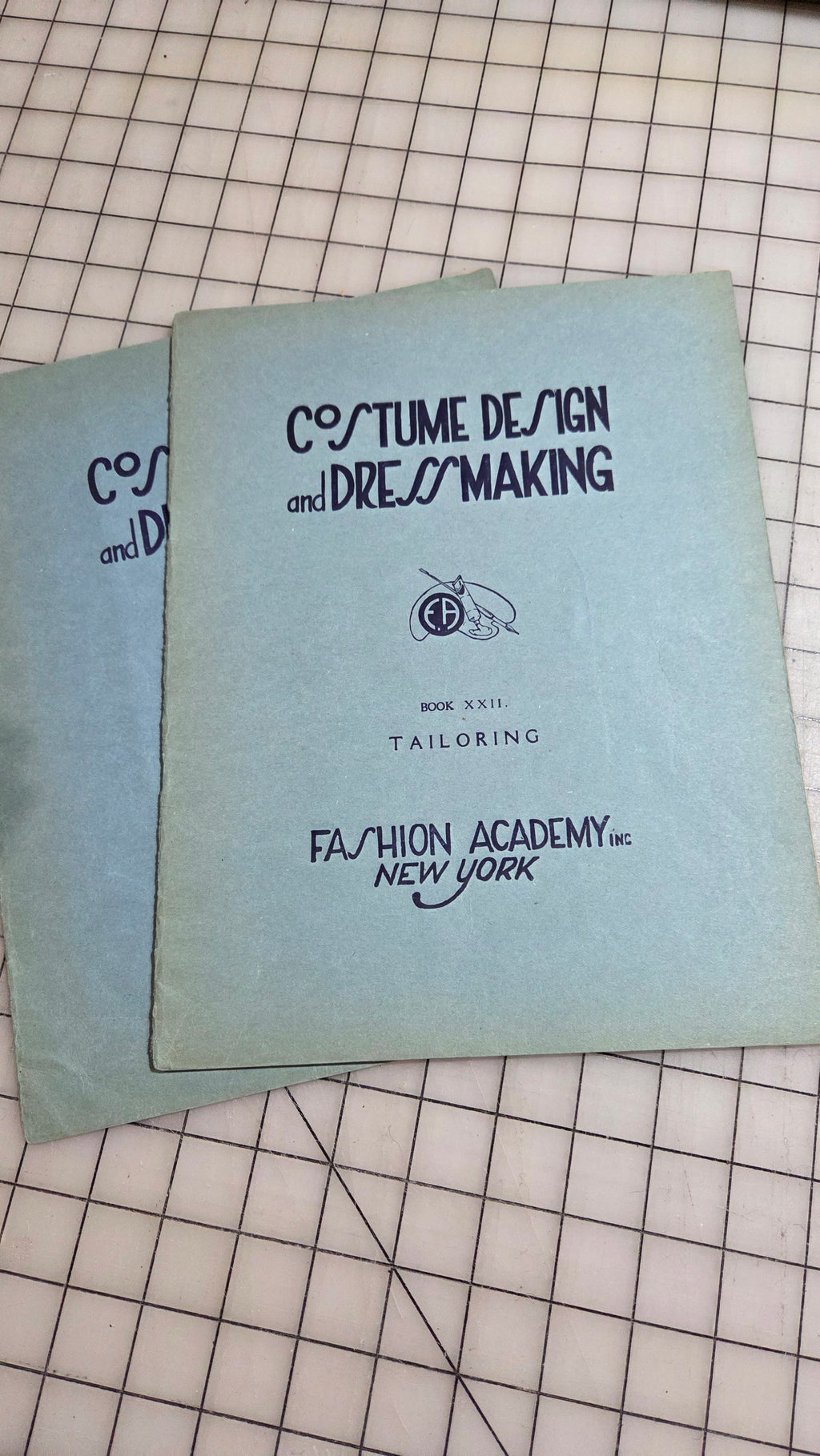Fashion Academy Course 4 Book Lot NY Dress Making Costume Design 1921 Book 21-23