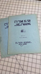 Fashion Academy Course 4 Book Lot NY Dress Making Costume Design 1921 Book 21-23