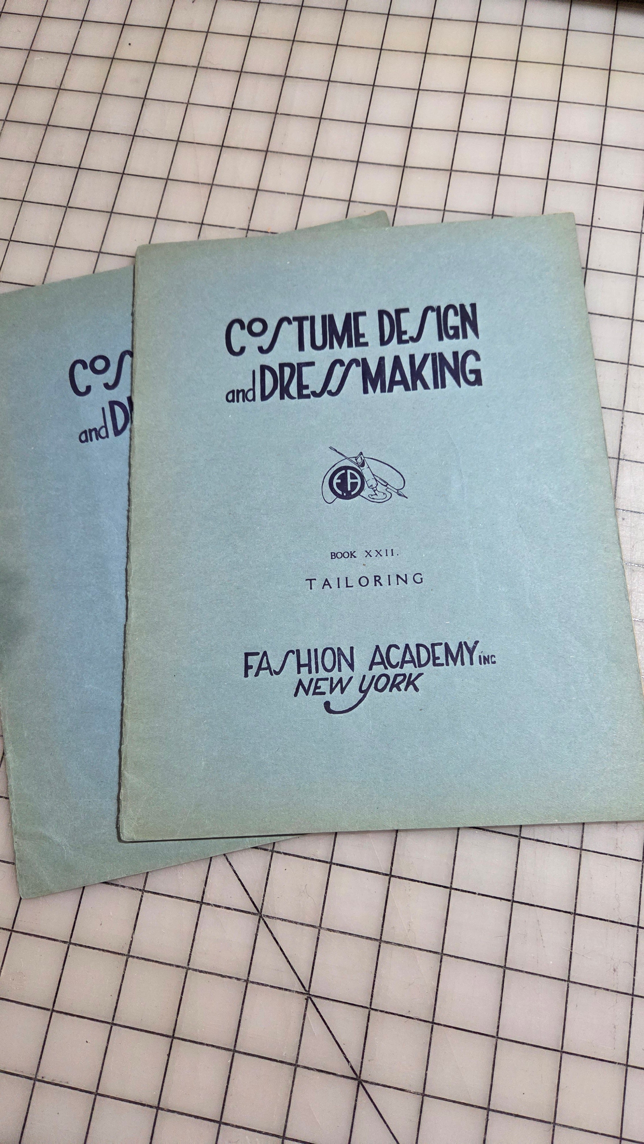 Fashion Academy Course 4 Book Lot NY Dress Making Costume Design 1921 Book 21-23