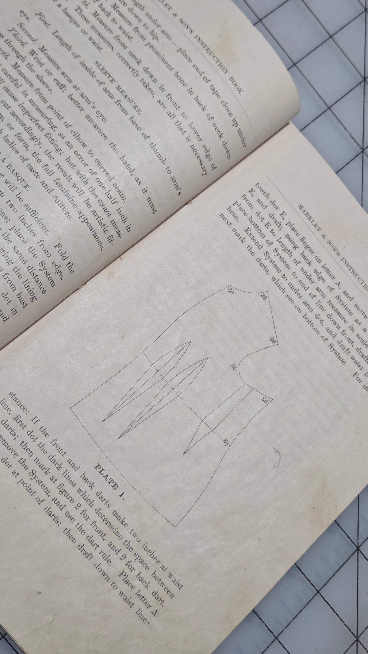 Set 2 Markley & Sons Instruction Glove Fitting System Dress Cutting 1889 Catalog