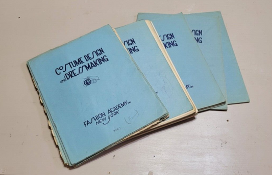 Fashion Academy Course 22 Book Lot NY Dress Making Costume Design 1920 - 1923