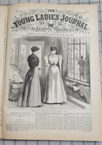 Young Ladies Journal 1894 Nov Antique Catalog Illustrated Fashion Victorian